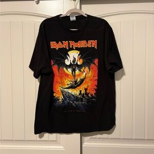 Iron Maiden legacy of the beast tour 2018-19 black t shirt size XL